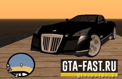 Автомобиль Maybach Exelero для GTA: San Andreas