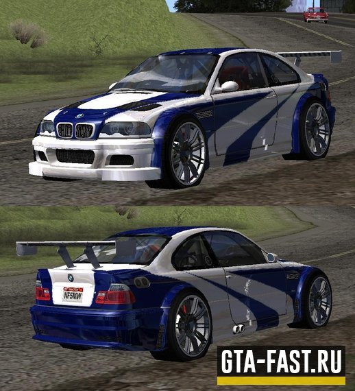 Автомобиль BMW M3 E46 для GTA: San Andreas
