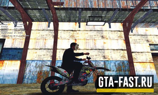 Мотоцикл Kawasaki KX 125 для GTA: San Andreas