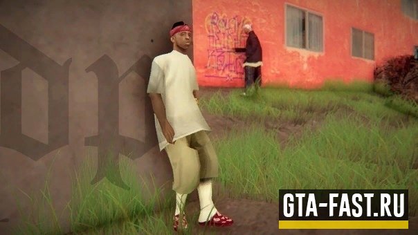 Skin ballas1 для GTA: San Andreas