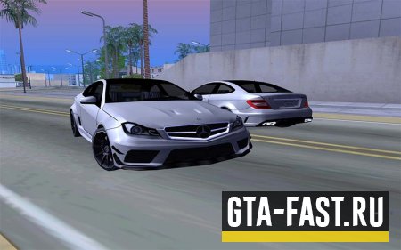 Автомобиль MERCEDES AMG C63 для GTA: San Andreas