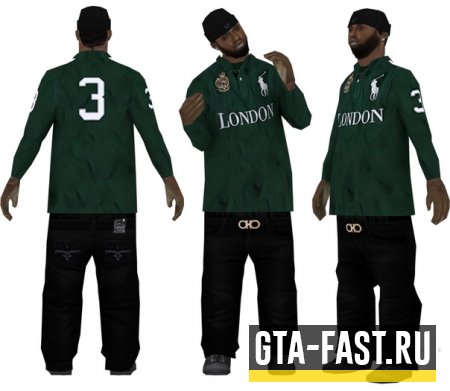 Skin fam3 для GTA: San Andreas