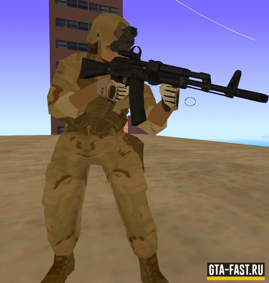 Замена на AK-47 для SAMP 0.3.7