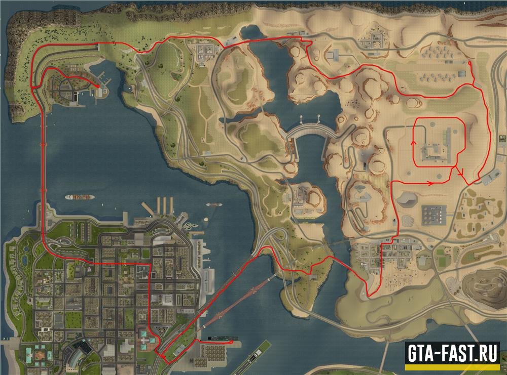 Скачать HD карту для GTA: San Andreas
