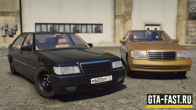 Автомобиль Mercedes-Benz W140 S600 AMG для ГТА 5