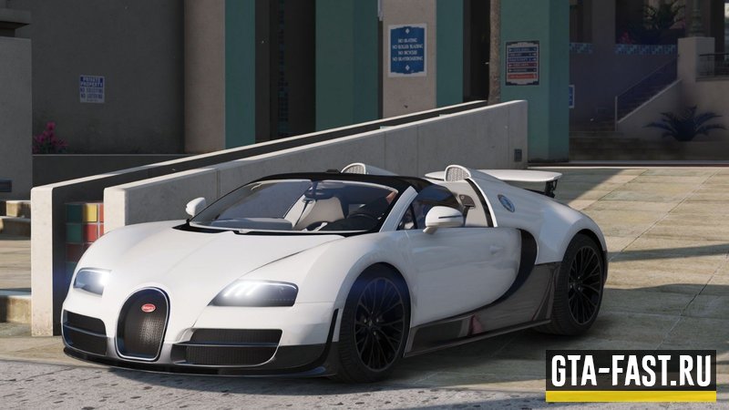 Автомобиль Bugatti Veyron 2012 для ГТА 5