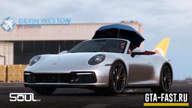 Автомобиль 2020 Porsche 911 (992) Carrera 4S Cabriolet для GTA 5