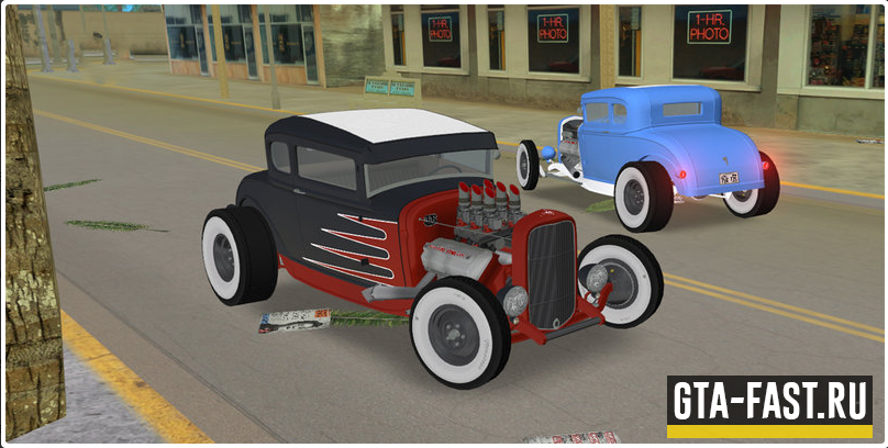 Автомобиль Ford Model A Coupe 'Hot Rod' для SAMP