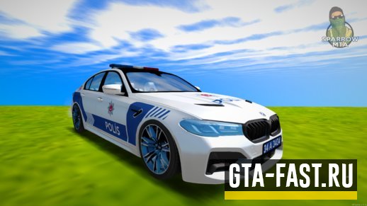 Автомобиль BMW M5 F90 '20 T?rk Polis Arabas? для SAMP 0.3.7