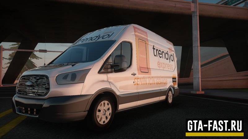 Автомобиль Ford Transit Trendyol для GTA: San Andreas