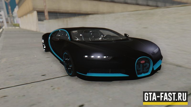 Автомобиль Bugatti Chiron для GTA: San Andreas