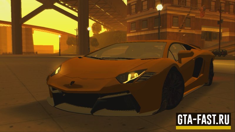 Автомобиль Lamborghini Aventador S для GTA: San Andreas